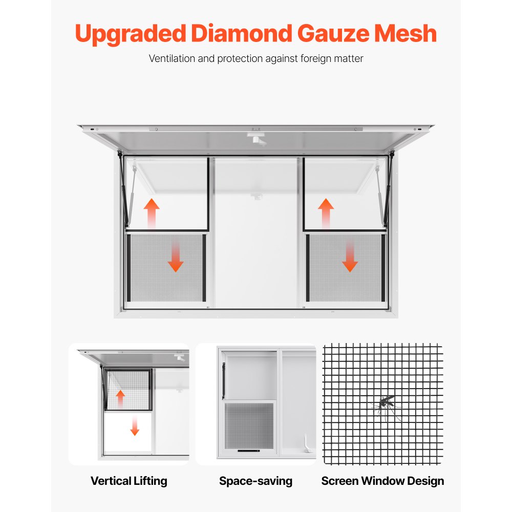 Παράθυρο VEVOR Concession 152x92 cm, Παράθυρο σέρβις από κράμα αλουμινίου για φορτηγό τροφίμων, Παράθυρο σερβιρίσματος με βάση έως 85 μοίρες με 6 συρόμενα παράθυρα, τέντα και γάντζο έλξης, για ρυμουλκούμενα μεταφοράς Παράθυρο VEVOR Concession 152x92 cm, Παράθυρο σέρβις από κράμα αλουμινίου για φορτηγό τροφίμων, Παράθυρο σερβιρίσματος με βάση έως 85 μοίρες με 6 συρόμενα παράθυρα, τέντα και γάντζο έλξης, για ρυμουλκούμενα μεταφοράς