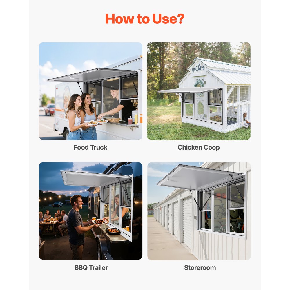 Παράθυρο VEVOR Concession 152x92 cm, Παράθυρο σέρβις από κράμα αλουμινίου για φορτηγό τροφίμων, Παράθυρο σερβιρίσματος με βάση έως 85 μοίρες με 6 συρόμενα παράθυρα, τέντα και γάντζο έλξης, για ρυμουλκούμενα μεταφοράς Παράθυρο VEVOR Concession 152x92 cm, Παράθυρο σέρβις από κράμα αλουμινίου για φορτηγό τροφίμων, Παράθυρο σερβιρίσματος με βάση έως 85 μοίρες με 6 συρόμενα παράθυρα, τέντα και γάντζο έλξης, για ρυμουλκούμενα μεταφοράς