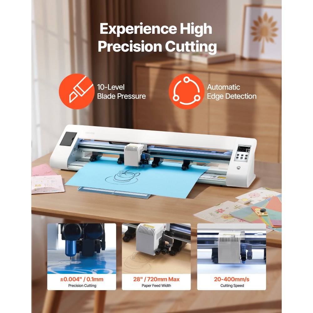 Μηχανή κοπής VEVOR, Αυτόματη μηχανή κοπής βινυλίου με ανίχνευση άκρων με δύο τύπους λεπίδων, λογισμικό σχεδιασμού και υλικά, συμβατή με πολλαπλές μορφές αρχείων, για τη δημιουργία εξατομικευμένων χειροτεχνιών DIY Μηχανή κοπής VEVOR, Αυτόματη μηχανή κοπής βινυλίου με ανίχνευση άκρων με δύο τύπους λεπίδων, λογισμικό σχεδιασμού και υλικά, συμβατή με πολλαπλές μορφές αρχείων, για τη δημιουργία εξατομικευμένων χειροτεχνιών DIY