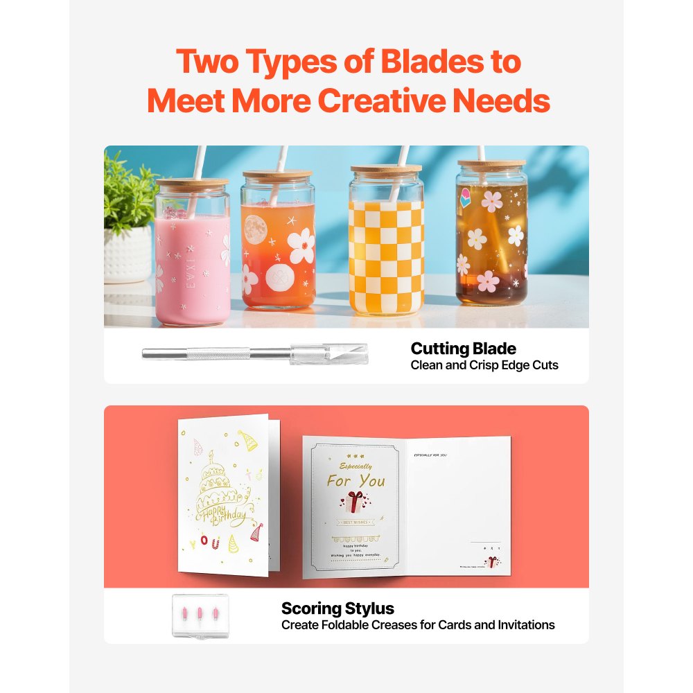 Μηχανή κοπής VEVOR, Αυτόματη μηχανή κοπής βινυλίου με ανίχνευση άκρων με δύο τύπους λεπίδων, λογισμικό σχεδιασμού και υλικά, συμβατή με πολλαπλές μορφές αρχείων, για τη δημιουργία εξατομικευμένων χειροτεχνιών DIY Μηχανή κοπής VEVOR, Αυτόματη μηχανή κοπής βινυλίου με ανίχνευση άκρων με δύο τύπους λεπίδων, λογισμικό σχεδιασμού και υλικά, συμβατή με πολλαπλές μορφές αρχείων, για τη δημιουργία εξατομικευμένων χειροτεχνιών DIY