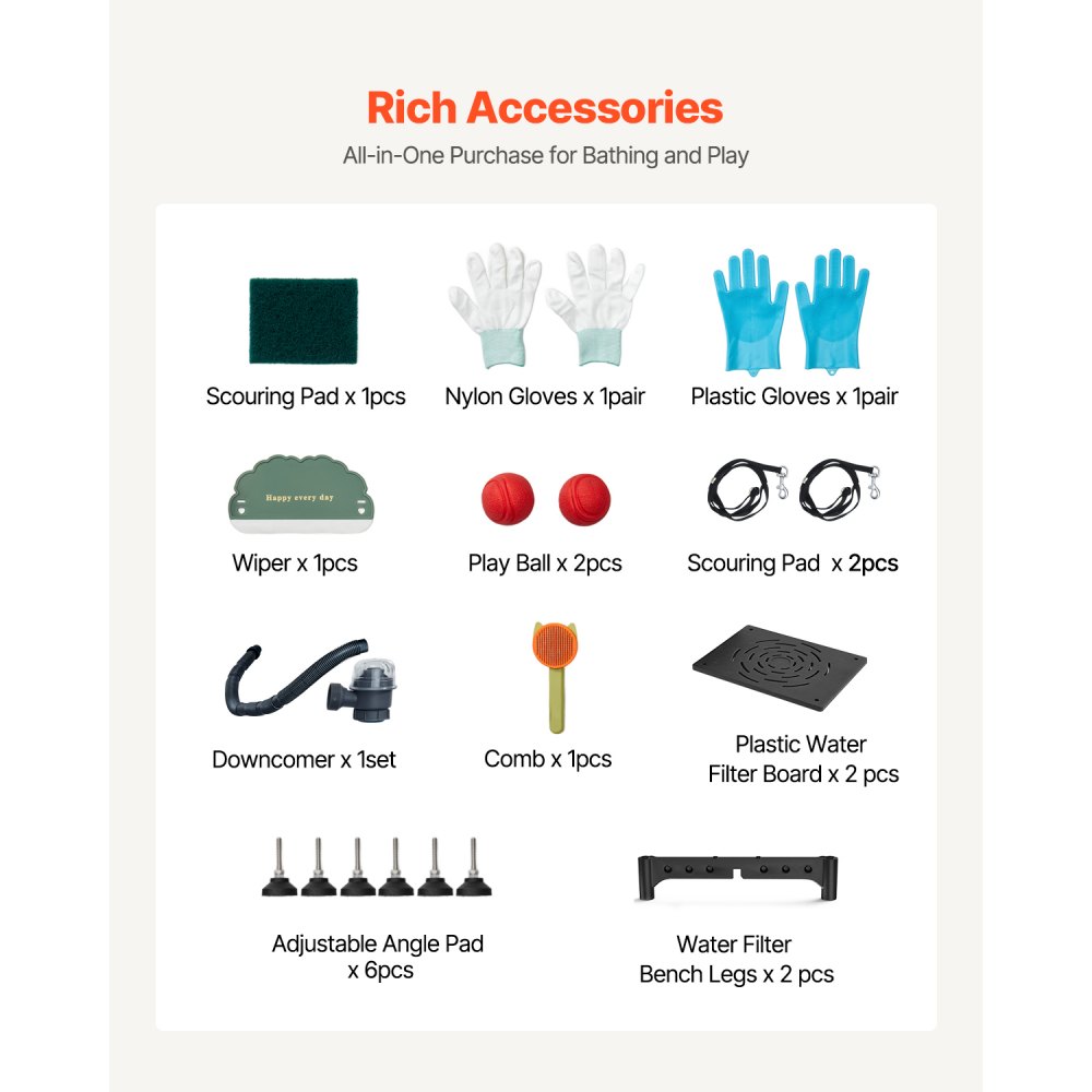 Σταθμός πλύσης σκύλου VEVOR από ανοξείδωτο ατσάλι, μπανιέρα περιποίησης κατοικίδιων 157,48 cm με σκάλα, πλακέτα φίλτρου νερού PE, βρύση & κεφαλή ντους & θήκη σαπουνιού για μπανιέρα σκύλου για μεγάλα, μεσαία & μικρά κατοικίδια (αριστερή πόρτα) Σταθμός πλύσης σκύλου VEVOR από ανοξείδωτο ατσάλι, μπανιέρα περιποίησης κατοικίδιων 157,48 cm με σκάλα, πλακέτα φίλτρου νερού PE, βρύση & κεφαλή ντους & θήκη σαπουνιού για μπανιέρα σκύλου για μεγάλα, μεσαία & μικρά κατοικίδια (αριστερή πόρτα)