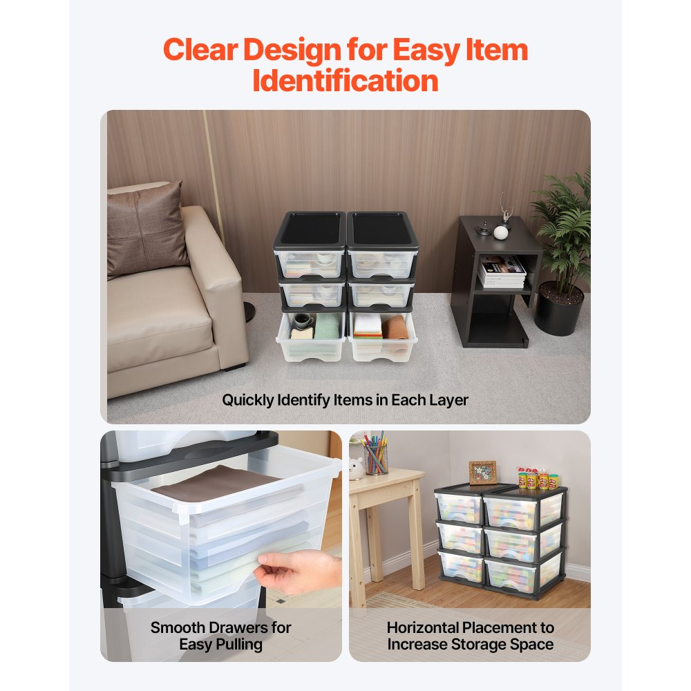 Πλαστικά συρτάρια αποθήκευσης VEVOR, συρτάρι οργάνωσης αποθήκευσης 2 τεμαχίων, συρτάρια οργάνωσης ντουλαπιών και διαχωριστικά αποθήκευσης 6 συρταριών, διαφανείς κάδοι οργάνωσης συρταριών για είδη γραφείου, αίθουσες χειροτεχνίας, αίθουσες διδασκαλίας και σπίτι Πλαστικά συρτάρια αποθήκευσης VEVOR, συρτάρι οργάνωσης αποθήκευσης 2 τεμαχίων, συρτάρια οργάνωσης ντουλαπιών και διαχωριστικά αποθήκευσης 6 συρταριών, διαφανείς κάδοι οργάνωσης συρταριών για είδη γραφείου, αίθουσες χειροτεχνίας, αίθουσες διδασκαλίας και σπίτι