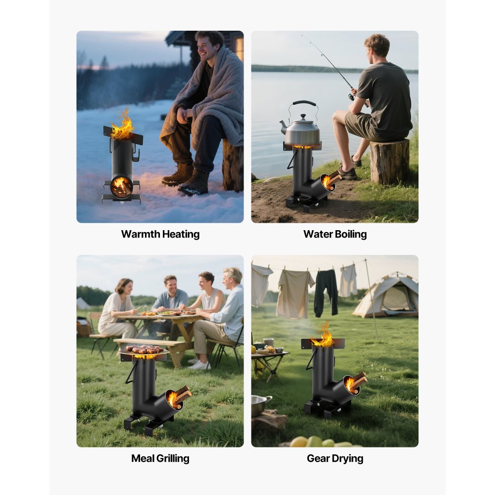 Σόμπα πυραύλων VEVOR για κάμπινγκ, φορητή ξυλόσομπα πυραύλων με τσάντα μεταφοράς για σακίδιο πλάτης, ανθρακούχο χάλυβα, καμένα ξύλα, κλαδιά ή ξυλάκια για μαγείρεμα σε εξωτερικό χώρο, αυλή, μαγείρεμα σε κάμπινγκ, θέρμανση, μαύρο Σόμπα πυραύλων VEVOR για κάμπινγκ, φορητή ξυλόσομπα πυραύλων με τσάντα μεταφοράς για σακίδιο πλάτης, ανθρακούχο χάλυβα, καμένα ξύλα, κλαδιά ή ξυλάκια για μαγείρεμα σε εξωτερικό χώρο, αυλή, μαγείρεμα σε κάμπινγκ, θέρμανση, μαύρο