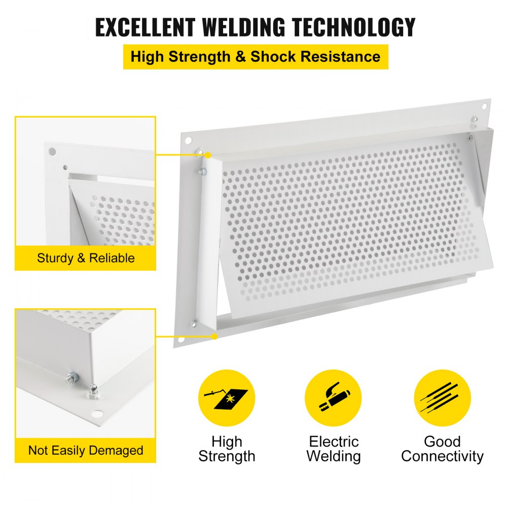 Αεραγωγός πλημμύρας VEVOR Crawl Space, Αεραγωγός πλημμύρας θεμελίωσης, ύψος 8" x πλάτος 16", αεραγωγός τοίχου Αεραγωγός πλημμύρας VEVOR Crawl Space, Αεραγωγός πλημμύρας θεμελίωσης, ύψος 8" x πλάτος 16", αεραγωγός τοίχου