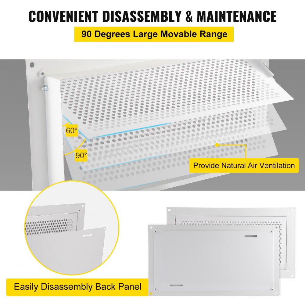 Αεραγωγός πλημμύρας VEVOR Crawl Space, Αεραγωγός πλημμύρας θεμελίωσης, ύψος 8" x πλάτος 16", αεραγωγός τοίχου Αεραγωγός πλημμύρας VEVOR Crawl Space, Αεραγωγός πλημμύρας θεμελίωσης, ύψος 8" x πλάτος 16", αεραγωγός τοίχου