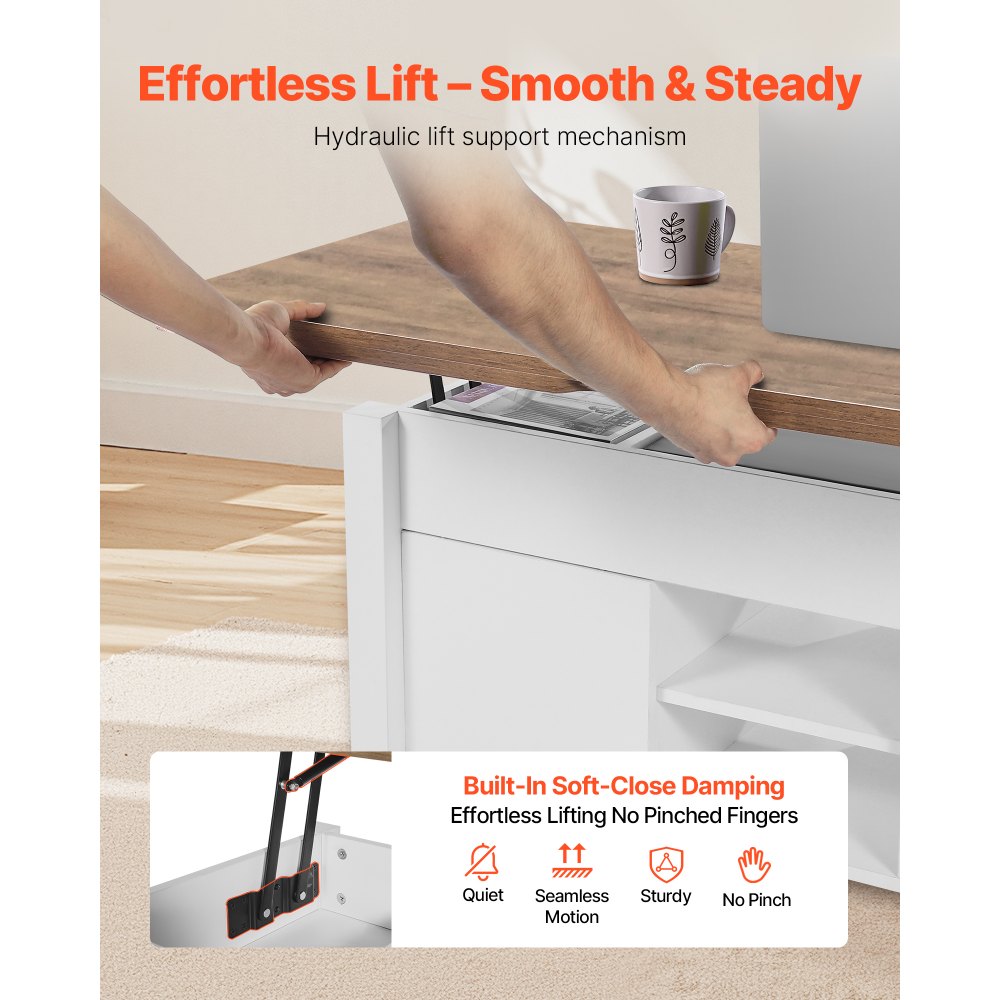 Τραπεζάκι σαλονιού VEVOR 1000 mm με ανυψούμενη επιφάνεια, Ρουστίκ κεντρικό τραπέζι με πόρτα αχυρώνα και κρυφό χώρο αποθήκευσης, Μοντέρνα ορθογώνια ανυψούμενη επιφάνεια τραπεζιού για σαλόνι, γραφείο, σπίτι, εύκολη συναρμολόγηση, καφέ Τραπεζάκι σαλονιού VEVOR 1000 mm με ανυψούμενη επιφάνεια, Ρουστίκ κεντρικό τραπέζι με πόρτα αχυρώνα και κρυφό χώρο αποθήκευσης, Μοντέρνα ορθογώνια ανυψούμενη επιφάνεια τραπεζιού για σαλόνι, γραφείο, σπίτι, εύκολη συναρμολόγηση, καφέ