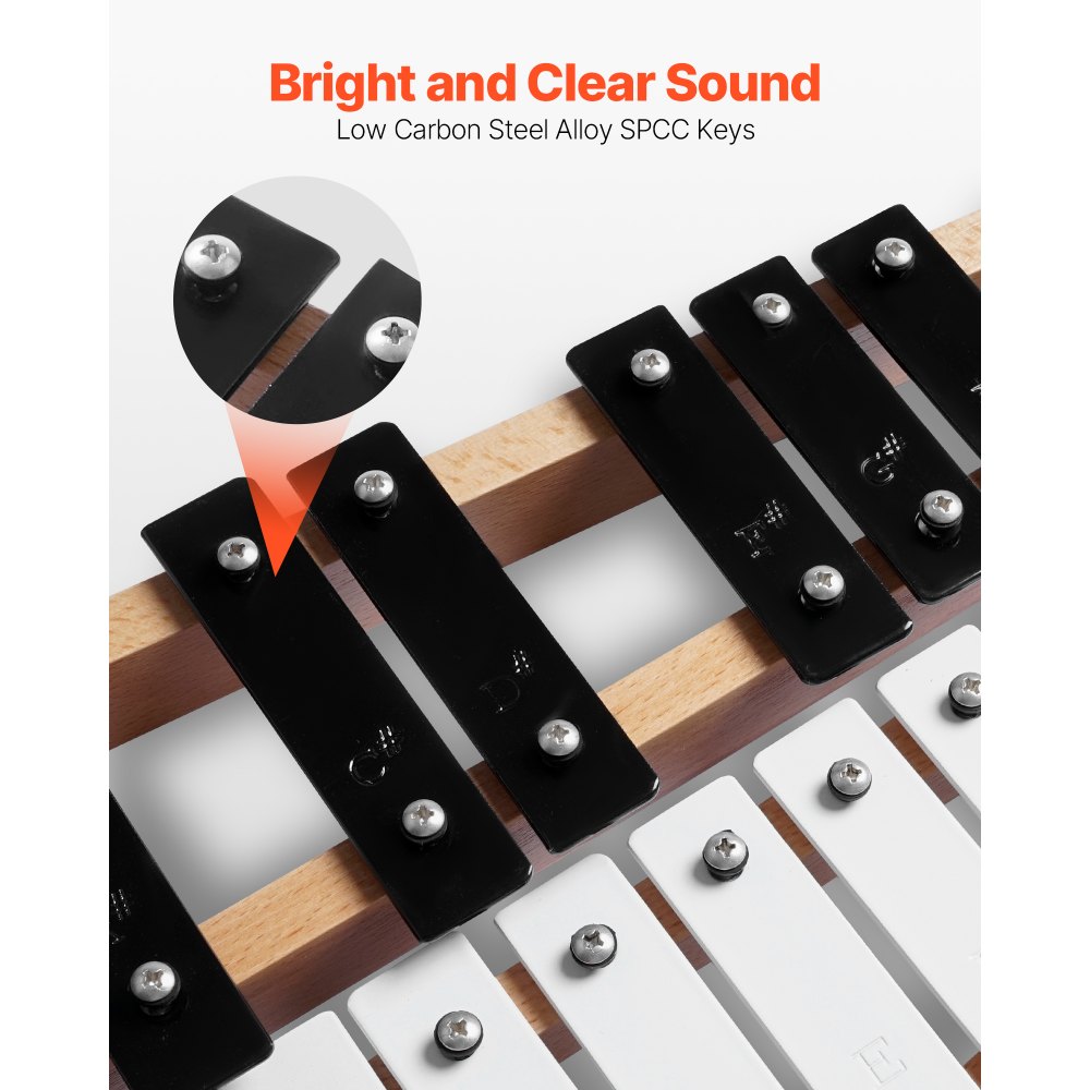 Ξυλόφωνο VEVOR Glockenspiel, 27 Νότες, Επαγγελματικό Κρουστό Όργανο Ξυλόφωνου, με Μεταλλικά Πλήκτρα, Περιλαμβάνει 4 Σφυριά, Τσάντα Μεταφοράς, Μουσικό Όργανο για Αρχάριους για Ενήλικες και Παιδιά, για Μουσική Διδασκαλία Ξυλόφωνο VEVOR Glockenspiel, 27 Νότες, Επαγγελματικό Κρουστό Όργανο Ξυλόφωνου, με Μεταλλικά Πλήκτρα, Περιλαμβάνει 4 Σφυριά, Τσάντα Μεταφοράς, Μουσικό Όργανο για Αρχάριους για Ενήλικες και Παιδιά, για Μουσική Διδασκαλία