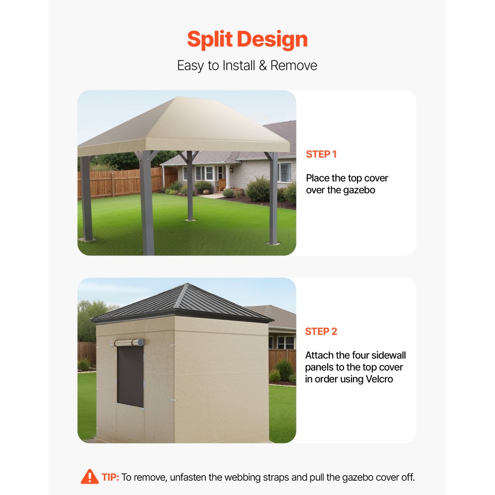 Κάλυμμα χειμερινού κιόσκι VEVOR για κιόσκια με σκληρή οροφή 3,05 x 3,05 m, κάλυμμα κιόσκι διπλής επίστρωσης για όλες τις καιρικές συνθήκες με πλαϊνά τοιχώματα και παράθυρα, καλύμματα στεγάστρου αποθήκευσης υψηλής πυκνότητας από PE, τα κιόσκια δεν περιλαμβάνονται Κάλυμμα χειμερινού κιόσκι VEVOR για κιόσκια με σκληρή οροφή 3,05 x 3,05 m, κάλυμμα κιόσκι διπλής επίστρωσης για όλες τις καιρικές συνθήκες με πλαϊνά τοιχώματα και παράθυρα, καλύμματα στεγάστρου αποθήκευσης υψηλής πυκνότητας από PE, τα κιόσκια δεν περιλαμβάνονται