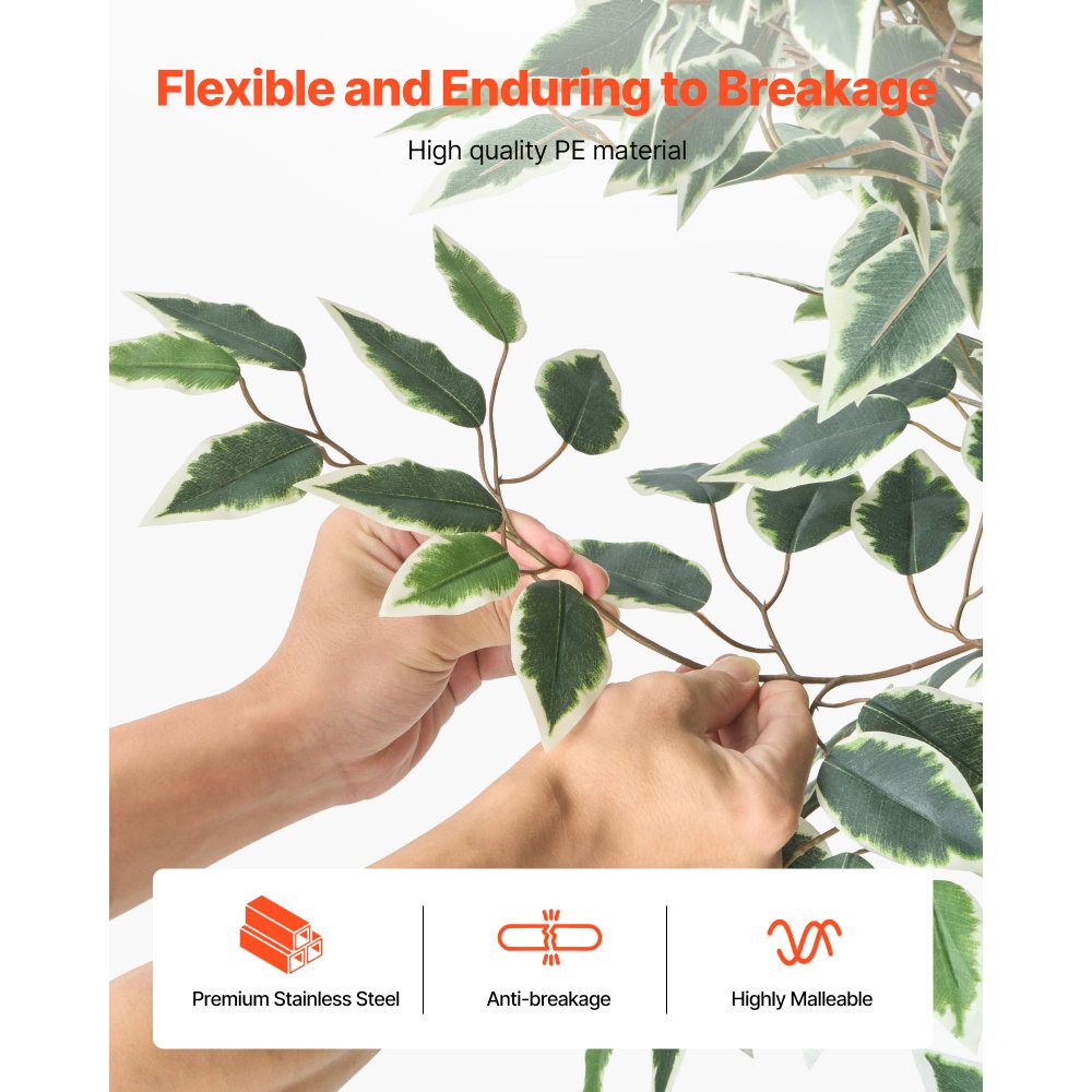 Τεχνητός Φίκος VEVOR 150cm με Μαύρη Γλάστρα, Ψηλό Φυτό Ψεύτικου Φίκου με Φυσικό Ξύλινο Κορμό και Ρεαλιστικά Πράσινα Φύλλα, Εσωτερικό Ψεύτικο Μεταξωτό Δέντρο για Σπίτι, Γραφείο, Σαλόνι ή Γωνιακή Διακόσμηση Τεχνητός Φίκος VEVOR 150cm με Μαύρη Γλάστρα, Ψηλό Φυτό Ψεύτικου Φίκου με Φυσικό Ξύλινο Κορμό και Ρεαλιστικά Πράσινα Φύλλα, Εσωτερικό Ψεύτικο Μεταξωτό Δέντρο για Σπίτι, Γραφείο, Σαλόνι ή Γωνιακή Διακόσμηση