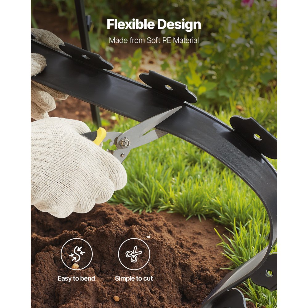 Περιθώρια τοπίου VEVOR, Πλαστικά περιθώρια κήπου 600 x 5 cm με 120 καρφιά, Χωρίς σκάψιμο, Εύκαμπτα ρολά περιθωρίων γκαζόν, Ανθεκτικά στην υπεριώδη ακτινοβολία μίνι περιθώρια φράχτη, Περιθώρια μονοπατιών για παρτέρια και πλακόστρωση αυλής Περιθώρια τοπίου VEVOR, Πλαστικά περιθώρια κήπου 600 x 5 cm με 120 καρφιά, Χωρίς σκάψιμο, Εύκαμπτα ρολά περιθωρίων γκαζόν, Ανθεκτικά στην υπεριώδη ακτινοβολία μίνι περιθώρια φράχτη, Περιθώρια μονοπατιών για παρτέρια και πλακόστρωση αυλής