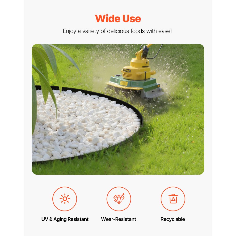 Περιθώρια τοπίου VEVOR, Πλαστικά περιθώρια κήπου 600 x 5 cm με 120 καρφιά, Χωρίς σκάψιμο, Εύκαμπτα ρολά περιθωρίων γκαζόν, Ανθεκτικά στην υπεριώδη ακτινοβολία μίνι περιθώρια φράχτη, Περιθώρια μονοπατιών για παρτέρια και πλακόστρωση αυλής Περιθώρια τοπίου VEVOR, Πλαστικά περιθώρια κήπου 600 x 5 cm με 120 καρφιά, Χωρίς σκάψιμο, Εύκαμπτα ρολά περιθωρίων γκαζόν, Ανθεκτικά στην υπεριώδη ακτινοβολία μίνι περιθώρια φράχτη, Περιθώρια μονοπατιών για παρτέρια και πλακόστρωση αυλής