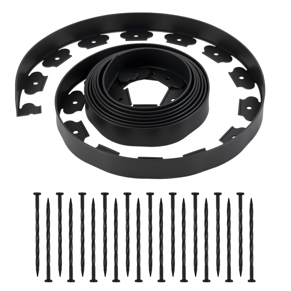 Περιθώρια τοπίου VEVOR, Πλαστικά περιθώρια κήπου 600 x 5 cm με 120 καρφιά, Χωρίς σκάψιμο, Εύκαμπτα ρολά περιθωρίων γκαζόν, Ανθεκτικά στην υπεριώδη ακτινοβολία μίνι περιθώρια φράχτη, Περιθώρια μονοπατιών για παρτέρια και πλακόστρωση αυλής Περιθώρια τοπίου VEVOR, Πλαστικά περιθώρια κήπου 600 x 5 cm με 120 καρφιά, Χωρίς σκάψιμο, Εύκαμπτα ρολά περιθωρίων γκαζόν, Ανθεκτικά στην υπεριώδη ακτινοβολία μίνι περιθώρια φράχτη, Περιθώρια μονοπατιών για παρτέρια και πλακόστρωση αυλής