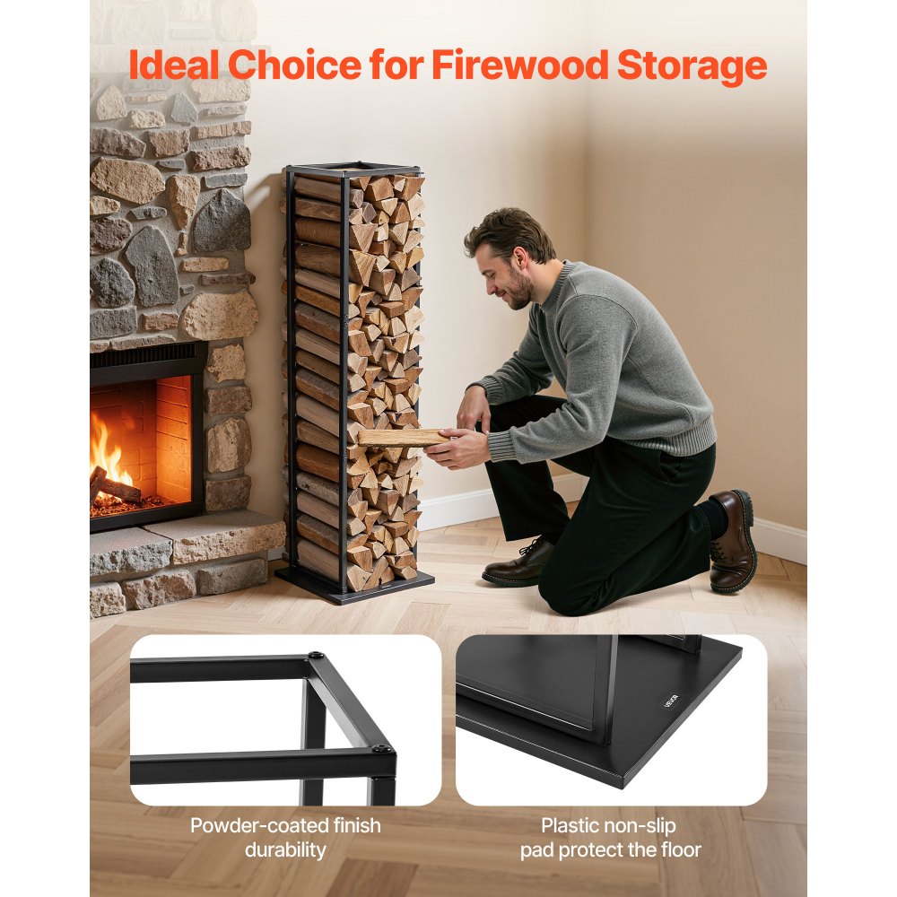 Ράφι καυσόξυλων VEVOR εσωτερικού χώρου, Βάση στοίβαξης κορμών 33 × 32 × 112 cm, Χωρητικότητα έως 45 kg, Ψηλή βάση αποθήκευσης ξύλου, Βάση καυσόξυλων από χάλυβα με ηλεκτροστατική βαφή, Βαρέως τύπου σχάρα ξύλων για τζάκι Ράφι καυσόξυλων VEVOR εσωτερικού χώρου, Βάση στοίβαξης κορμών 33 × 32 × 112 cm, Χωρητικότητα έως 45 kg, Ψηλή βάση αποθήκευσης ξύλου, Βάση καυσόξυλων από χάλυβα με ηλεκτροστατική βαφή, Βαρέως τύπου σχάρα ξύλων για τζάκι