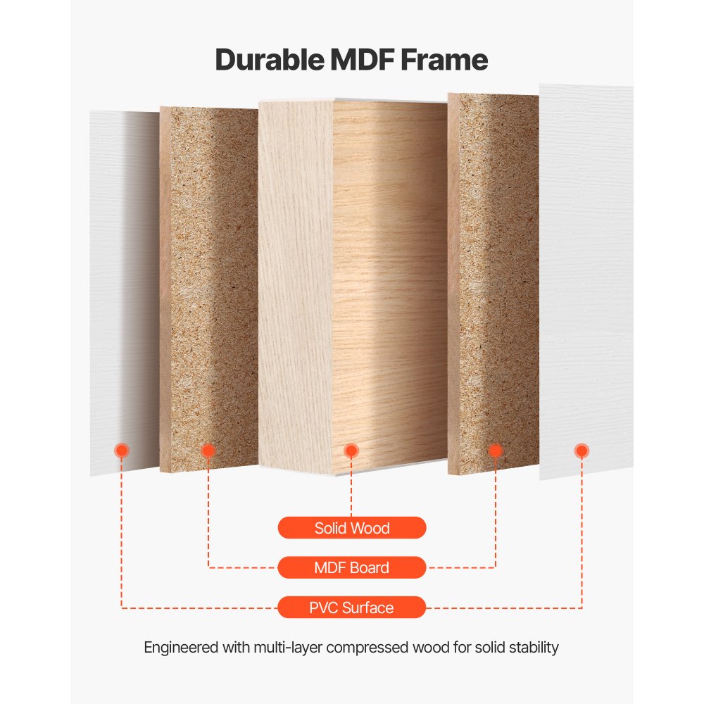 Συρόμενη Πόρτα Ντουλάπας VEVOR, 1524mm (Διπλή 787mm) x 2032 mm, Συρόμενες Πόρτες Παράκαμψης 5-Lite από Γυαλί με Γυαλί και Κιτ Μηχανισμών, Πλάκα από Μασίφ Ξύλο & MDF με Αδιάβροχη Επιφάνεια PVC για Ντουλάπες Υπνοδωματίων Συρόμενη Πόρτα Ντουλάπας VEVOR, 1524mm (Διπλή 787mm) x 2032 mm, Συρόμενες Πόρτες Παράκαμψης 5-Lite από Γυαλί με Γυαλί και Κιτ Μηχανισμών, Πλάκα από Μασίφ Ξύλο & MDF με Αδιάβροχη Επιφάνεια PVC για Ντουλάπες Υπνοδωματίων