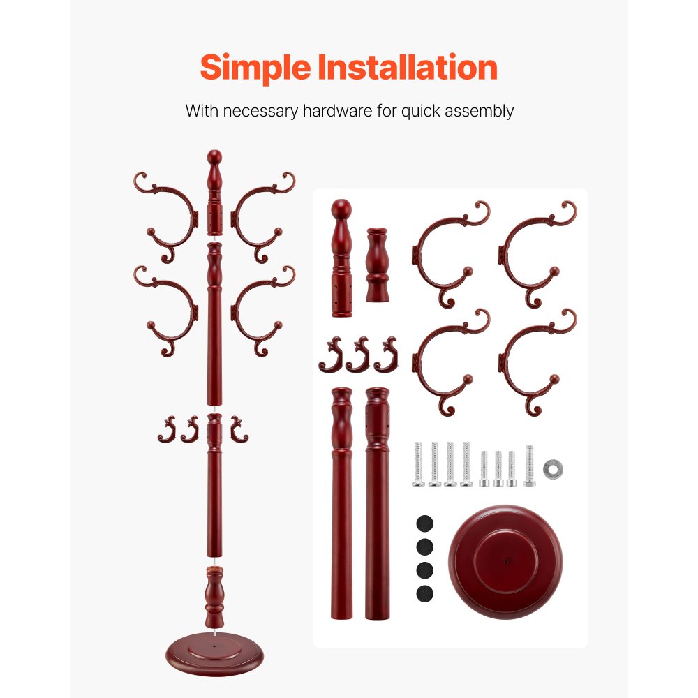 VEVOR Ράφι Παλτών Ελεύθερη, Ξύλινη Βάση Ράφι Παλτών με Βάρος & 11 Γάντζους, Ελεύθερη Κρεμάστρα για Παλτά για Είσοδο, Υπνοδωμάτιο, Σαλόνι, Μοντέρνα Βάση Κρεμάστρας Ρούχων για Παλτά, Καπέλα, Τσάντες VEVOR Ράφι Παλτών Ελεύθερη, Ξύλινη Βάση Ράφι Παλτών με Βάρος & 11 Γάντζους, Ελεύθερη Κρεμάστρα για Παλτά για Είσοδο, Υπνοδωμάτιο, Σαλόνι, Μοντέρνα Βάση Κρεμάστρας Ρούχων για Παλτά, Καπέλα, Τσάντες