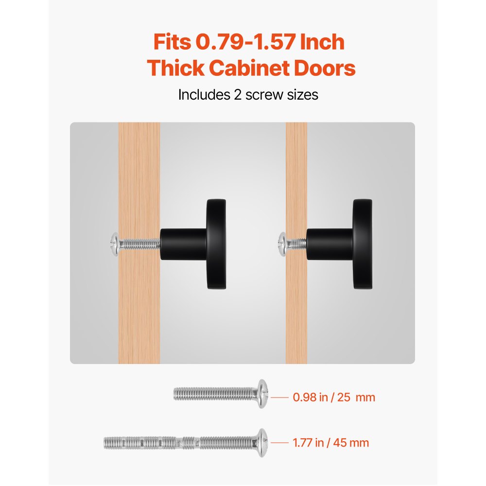 Πόμολα ντουλαπιού VEVOR, 10 τεμάχια, λαβές συρταριών και λαβές πόρτας από μαύρο κράμα ψευδαργύρου 32 mm, λαβές συρταριού κουζίνας σε σχήμα μανιταριού, εξαρτήματα ντουλαπιού με βίδες για ντουλάπια μπάνιου, ντουλάπια και συρτάρια Πόμολα ντουλαπιού VEVOR, 10 τεμάχια, λαβές συρταριών και λαβές πόρτας από μαύρο κράμα ψευδαργύρου 32 mm, λαβές συρταριού κουζίνας σε σχήμα μανιταριού, εξαρτήματα ντουλαπιού με βίδες για ντουλάπια μπάνιου, ντουλάπια και συρτάρια