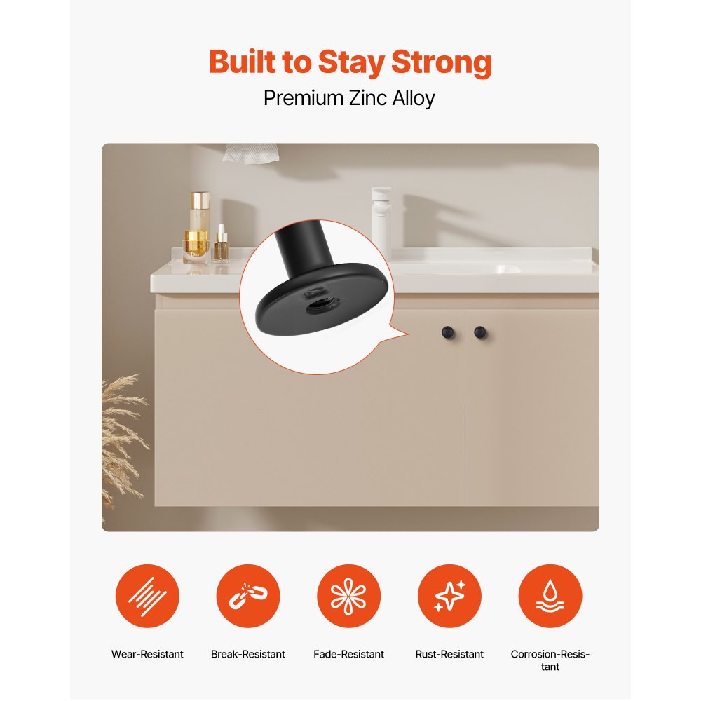 Πόμολα ντουλαπιού VEVOR, 30 τεμάχια, λαβές συρταριών και λαβές πόρτας από μαύρο κράμα ψευδαργύρου 31 mm, λαβές συρταριού κουζίνας σε σχήμα μανιταριού, εξαρτήματα ντουλαπιού με βίδες για ντουλάπια μπάνιου, ντουλάπια και συρτάρια Πόμολα ντουλαπιού VEVOR, 30 τεμάχια, λαβές συρταριών και λαβές πόρτας από μαύρο κράμα ψευδαργύρου 31 mm, λαβές συρταριού κουζίνας σε σχήμα μανιταριού, εξαρτήματα ντουλαπιού με βίδες για ντουλάπια μπάνιου, ντουλάπια και συρτάρια