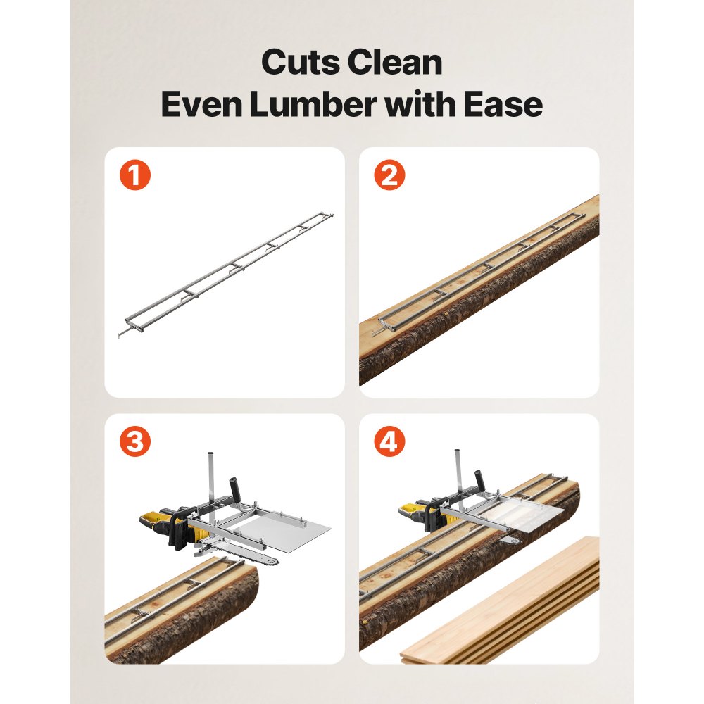 Σύστημα οδηγών φρεζαρίσματος ραγών VEVOR, κιτ φρεζαρίσματος αλυσοπρίονου 4,57 m με 6 εγκάρσιες ράβδους, σύστημα ραγών φρεζαρίσματος αλουμινίου που λειτουργεί με αλυσοπρίονο, 4 σφήνες, ρυθμιζόμενο κιτ οδηγών φρεζαρίσματος ραγών για οικοδόμους και ξυλουργούς Σύστημα οδηγών φρεζαρίσματος ραγών VEVOR, κιτ φρεζαρίσματος αλυσοπρίονου 4,57 m με 6 εγκάρσιες ράβδους, σύστημα ραγών φρεζαρίσματος αλουμινίου που λειτουργεί με αλυσοπρίονο, 4 σφήνες, ρυθμιζόμενο κιτ οδηγών φρεζαρίσματος ραγών για οικοδόμους και ξυλουργούς