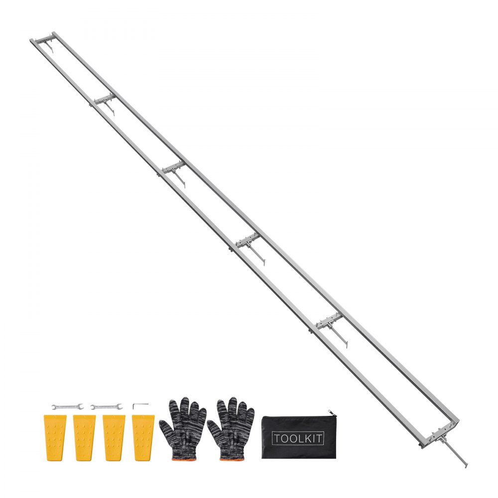 Σύστημα οδηγών φρεζαρίσματος ραγών VEVOR, κιτ φρεζαρίσματος αλυσοπρίονου 4,57 m με 6 εγκάρσιες ράβδους, σύστημα ραγών φρεζαρίσματος αλουμινίου που λειτουργεί με αλυσοπρίονο, 4 σφήνες, ρυθμιζόμενο κιτ οδηγών φρεζαρίσματος ραγών για οικοδόμους και ξυλουργούς Σύστημα οδηγών φρεζαρίσματος ραγών VEVOR, κιτ φρεζαρίσματος αλυσοπρίονου 4,57 m με 6 εγκάρσιες ράβδους, σύστημα ραγών φρεζαρίσματος αλουμινίου που λειτουργεί με αλυσοπρίονο, 4 σφήνες, ρυθμιζόμενο κιτ οδηγών φρεζαρίσματος ραγών για οικοδόμους και ξυλουργούς