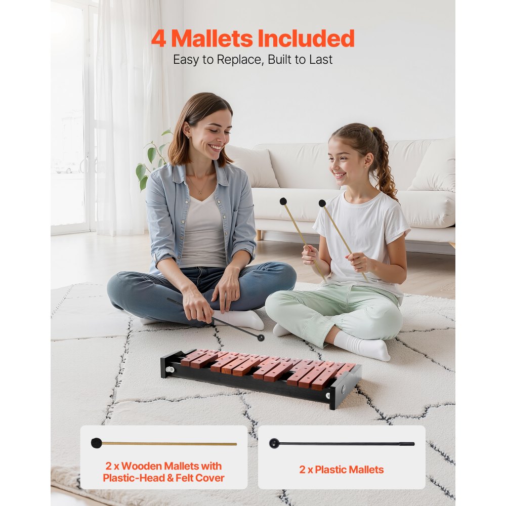 Ξυλόφωνο VEVOR Glockenspiel, 25 Νότες, Ξύλινο Επαγγελματικό Κρουστό Όργανο με Ξυλόφωνο, με 4 Σφυριά, Τσάντα Μεταφοράς, Κιτ Μουσικών Οργάνων Glockenspiel για Αρχάριους, για Ενήλικες και Παιδιά-Μαθητές Ξυλόφωνο VEVOR Glockenspiel, 25 Νότες, Ξύλινο Επαγγελματικό Κρουστό Όργανο με Ξυλόφωνο, με 4 Σφυριά, Τσάντα Μεταφοράς, Κιτ Μουσικών Οργάνων Glockenspiel για Αρχάριους, για Ενήλικες και Παιδιά-Μαθητές