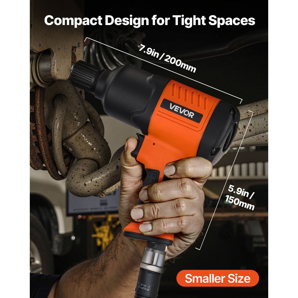 Κρουστικό κλειδί αέρα VEVOR, πνευματικό κρουστικό κλειδί 1/2" με κίνηση έως 1490N.m αντίστροφη ροπή, ρυθμιζόμενο και ελαφρύ πνευματικό πιστόλι 4 ταχυτήτων 7500RPM για επισκευές και συντήρηση αυτοκινήτων Κρουστικό κλειδί αέρα VEVOR, πνευματικό κρουστικό κλειδί 1/2" με κίνηση έως 1490N.m αντίστροφη ροπή, ρυθμιζόμενο και ελαφρύ πνευματικό πιστόλι 4 ταχυτήτων 7500RPM για επισκευές και συντήρηση αυτοκινήτων
