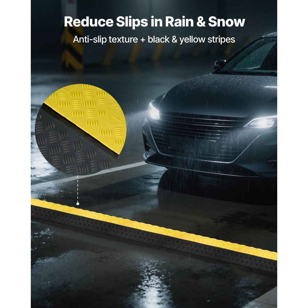 Ράμπα προστασίας καλωδίων VEVOR, χωρητικότητα 9.979 kg/άξονα, κάλυμμα εύκαμπτου σωλήνα από καουτσούκ βαρέως τύπου 2 καναλιών, κανάλι 100 x 75 mm, σαμαράκι ταχύτητας κυκλοφορίας με άνοιγμα στο πάνω μέρος, για εσωτερική και εξωτερική χρήση, 1 τεμάχιο Ράμπα προστασίας καλωδίων VEVOR, χωρητικότητα 9.979 kg/άξονα, κάλυμμα εύκαμπτου σωλήνα από καουτσούκ βαρέως τύπου 2 καναλιών, κανάλι 100 x 75 mm, σαμαράκι ταχύτητας κυκλοφορίας με άνοιγμα στο πάνω μέρος, για εσωτερική και εξωτερική χρήση, 1 τεμάχιο