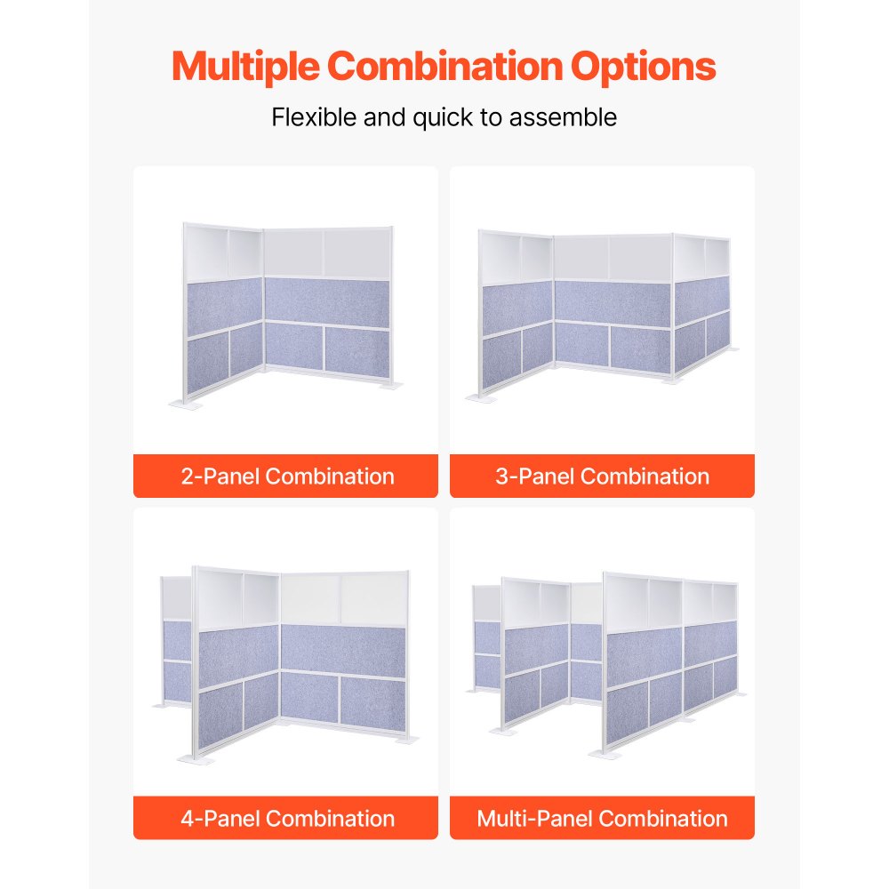 Διαχωριστικό Γραφείου VEVOR για Απορρήτου, Συσκευασία 1, Αρθρωτό Διαχωριστικό Δωματίου Τοίχου 1778 x 1778 mm, Διαχωριστικό Θαλάμου Σταθμού Εργασίας PET με Αδιαφανή Παράθυρα, Ελεύθερο Πάνελ Απορρήτου για Βιβλιοθήκη Γραφείου Διαχωριστικό Γραφείου VEVOR για Απορρήτου, Συσκευασία 1, Αρθρωτό Διαχωριστικό Δωματίου Τοίχου 1778 x 1778 mm, Διαχωριστικό Θαλάμου Σταθμού Εργασίας PET με Αδιαφανή Παράθυρα, Ελεύθερο Πάνελ Απορρήτου για Βιβλιοθήκη Γραφείου