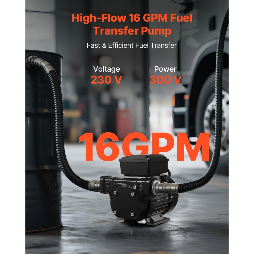Αντλία Μεταφοράς Λαδιού VEVOR 230V, 16 GPM 60 L/min, Ηλεκτρική Αντλία Μεταφοράς Καυσίμου AC για Ντίζελ Κηροζίνη Βιοντίζελ, Μέγιστη Ανύψωση Αναρρόφησης 8 ft/2,4 m, Μέγιστη Ανύψωση 45 ft/13,7 m, για Οχήματα, Εργοτάξια, Αγροκτήματα Αντλία Μεταφοράς Λαδιού VEVOR 230V, 16 GPM 60 L/min, Ηλεκτρική Αντλία Μεταφοράς Καυσίμου AC για Ντίζελ Κηροζίνη Βιοντίζελ, Μέγιστη Ανύψωση Αναρρόφησης 8 ft/2,4 m, Μέγιστη Ανύψωση 45 ft/13,7 m, για Οχήματα, Εργοτάξια, Αγροκτήματα