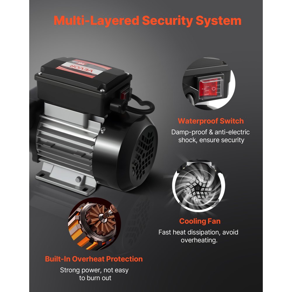 Αντλία Μεταφοράς Λαδιού VEVOR 230V, 16 GPM 60 L/min, Ηλεκτρική Αντλία Μεταφοράς Καυσίμου AC για Ντίζελ Κηροζίνη Βιοντίζελ, Μέγιστη Ανύψωση Αναρρόφησης 8 ft/2,4 m, Μέγιστη Ανύψωση 45 ft/13,7 m, για Οχήματα, Εργοτάξια, Αγροκτήματα Αντλία Μεταφοράς Λαδιού VEVOR 230V, 16 GPM 60 L/min, Ηλεκτρική Αντλία Μεταφοράς Καυσίμου AC για Ντίζελ Κηροζίνη Βιοντίζελ, Μέγιστη Ανύψωση Αναρρόφησης 8 ft/2,4 m, Μέγιστη Ανύψωση 45 ft/13,7 m, για Οχήματα, Εργοτάξια, Αγροκτήματα