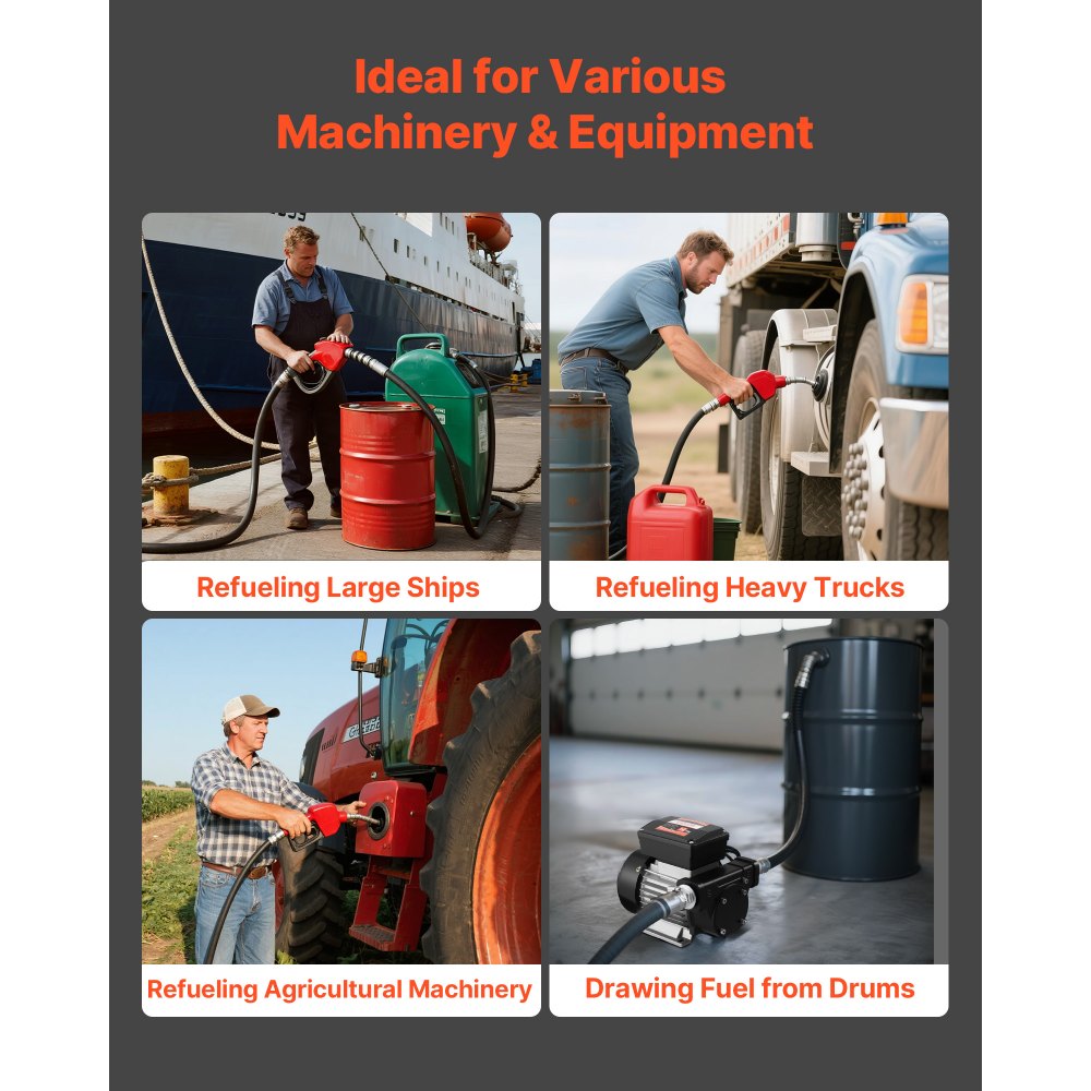 Αντλία Μεταφοράς Λαδιού VEVOR 230V, 16 GPM 60 L/min, Ηλεκτρική Αντλία Μεταφοράς Καυσίμου AC για Ντίζελ Κηροζίνη Βιοντίζελ, Μέγιστη Ανύψωση Αναρρόφησης 8 ft/2,4 m, Μέγιστη Ανύψωση 45 ft/13,7 m, για Οχήματα, Εργοτάξια, Αγροκτήματα Αντλία Μεταφοράς Λαδιού VEVOR 230V, 16 GPM 60 L/min, Ηλεκτρική Αντλία Μεταφοράς Καυσίμου AC για Ντίζελ Κηροζίνη Βιοντίζελ, Μέγιστη Ανύψωση Αναρρόφησης 8 ft/2,4 m, Μέγιστη Ανύψωση 45 ft/13,7 m, για Οχήματα, Εργοτάξια, Αγροκτήματα