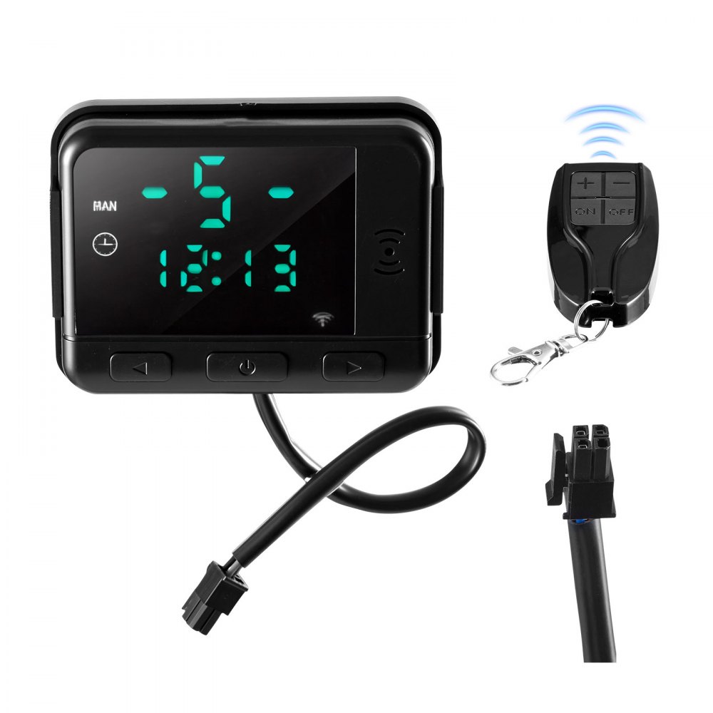 Ελεγκτής θερμαντήρα αέρα ντίζελ VEVOR, Διακόπτης θερμοστάτη ελεγκτή θερμαντήρα αέρα ντίζελ γενικής χρήσης DC5V, Ελεγκτές θερμαντήρων στάθμευσης με οθόνη LCD και τηλεχειριστήριο, Κατάλληλο για θερμαντήρες ντίζελ 2KW/5KW/8KW Ελεγκτής θερμαντήρα αέρα ντίζελ VEVOR, Διακόπτης θερμοστάτη ελεγκτή θερμαντήρα αέρα ντίζελ γενικής χρήσης DC5V, Ελεγκτές θερμαντήρων στάθμευσης με οθόνη LCD και τηλεχειριστήριο, Κατάλληλο για θερμαντήρες ντίζελ 2KW/5KW/8KW