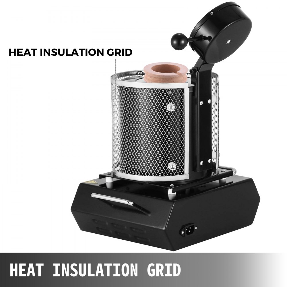 Ψηφιακός ηλεκτρικός φούρνος τήξης χρυσού VEVOR, 1350W, μέγιστη θερμοκρασία 1150℃, με κεραμικό χωνευτήριο 3 kg, για χύτευση, ραφινάρισμα πολύτιμων μετάλλων, τήξη χρυσού, ασημιού, αλουμινίου Ψηφιακός ηλεκτρικός φούρνος τήξης χρυσού VEVOR, 1350W, μέγιστη θερμοκρασία 1150℃, με κεραμικό χωνευτήριο 3 kg, για χύτευση, ραφινάρισμα πολύτιμων μετάλλων, τήξη χρυσού, ασημιού, αλουμινίου