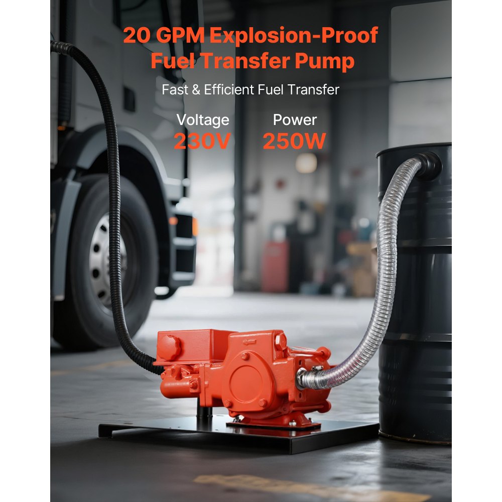 Αντλία μεταφοράς καυσίμου VEVOR 230V, 20 GPM 76 L/min, ηλεκτρική αντλία μεταφοράς λαδιού AC, με μετρητή, ακροφύσιο καυσίμου αυτόματης απενεργοποίησης και εύκαμπτο σωλήνα εκκένωσης, υψηλή ροή για βενζίνη, ντίζελ, κηροζίνη, βιοντίζελ, αιθανόλη Αντλία μεταφοράς καυσίμου VEVOR 230V, 20 GPM 76 L/min, ηλεκτρική αντλία μεταφοράς λαδιού AC, με μετρητή, ακροφύσιο καυσίμου αυτόματης απενεργοποίησης και εύκαμπτο σωλήνα εκκένωσης, υψηλή ροή για βενζίνη, ντίζελ, κηροζίνη, βιοντίζελ, αιθανόλη