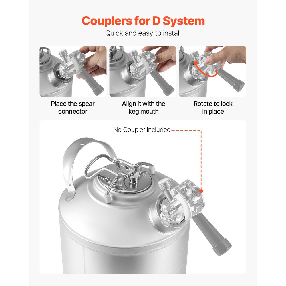 Βαρέλι καθαρισμού VEVOR, Κιτ καθαρισμού γραμμών βαρελιού 6,5 λίτρων με σύνδεση D και λαστιχένια βάση, Καθαριστικό γραμμών μπύρας που χρησιμοποιείται για τον καθαρισμό γραμμών μπύρας, Κιτ καθαρισμού γραμμών μπύρας από ανοξείδωτο ατσάλι 304 Βαρέλι καθαρισμού VEVOR, Κιτ καθαρισμού γραμμών βαρελιού 6,5 λίτρων με σύνδεση D και λαστιχένια βάση, Καθαριστικό γραμμών μπύρας που χρησιμοποιείται για τον καθαρισμό γραμμών μπύρας, Κιτ καθαρισμού γραμμών μπύρας από ανοξείδωτο ατσάλι 304