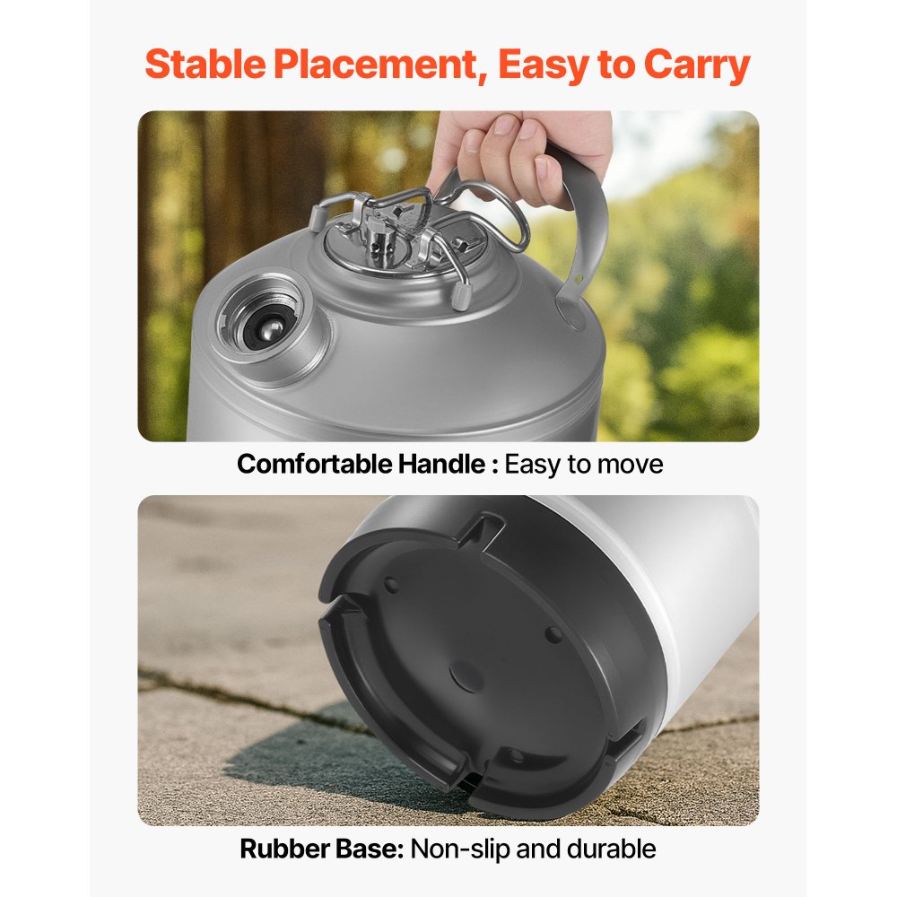 Βαρέλι καθαρισμού VEVOR, Κιτ καθαρισμού γραμμών βαρελιού 6,5 λίτρων με σύνδεση D και λαστιχένια βάση, Καθαριστικό γραμμών μπύρας που χρησιμοποιείται για τον καθαρισμό γραμμών μπύρας, Κιτ καθαρισμού γραμμών μπύρας από ανοξείδωτο ατσάλι 304 Βαρέλι καθαρισμού VEVOR, Κιτ καθαρισμού γραμμών βαρελιού 6,5 λίτρων με σύνδεση D και λαστιχένια βάση, Καθαριστικό γραμμών μπύρας που χρησιμοποιείται για τον καθαρισμό γραμμών μπύρας, Κιτ καθαρισμού γραμμών μπύρας από ανοξείδωτο ατσάλι 304