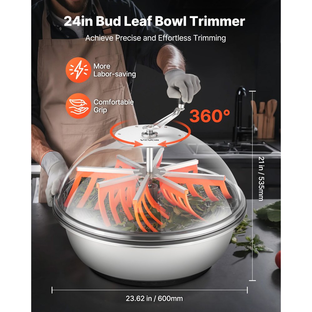 Χλοοκοπτικό VEVOR Bud Leaf Bowl, Χειροκίνητο ψαλίδι μπουμπουκιών 600 mm, με αιχμηρές λεπίδες από ανοξείδωτο ατσάλι, οπτική κοπή, μηχανή υδροπονικής κοπής υγρής και ξηρής, περιστρεφόμενη περιστροφή για φυτά, φύλλα, μπουμπούκια, λουλούδια Χλοοκοπτικό VEVOR Bud Leaf Bowl, Χειροκίνητο ψαλίδι μπουμπουκιών 600 mm, με αιχμηρές λεπίδες από ανοξείδωτο ατσάλι, οπτική κοπή, μηχανή υδροπονικής κοπής υγρής και ξηρής, περιστρεφόμενη περιστροφή για φυτά, φύλλα, μπουμπούκια, λουλούδια