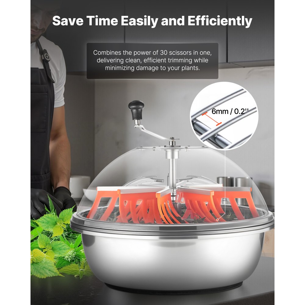 Χλοοκοπτικό VEVOR Bud Leaf Bowl, Χειροκίνητο ψαλίδι μπουμπουκιών 600 mm, με αιχμηρές λεπίδες από ανοξείδωτο ατσάλι, οπτική κοπή, μηχανή υδροπονικής κοπής υγρής και ξηρής, περιστρεφόμενη περιστροφή για φυτά, φύλλα, μπουμπούκια, λουλούδια Χλοοκοπτικό VEVOR Bud Leaf Bowl, Χειροκίνητο ψαλίδι μπουμπουκιών 600 mm, με αιχμηρές λεπίδες από ανοξείδωτο ατσάλι, οπτική κοπή, μηχανή υδροπονικής κοπής υγρής και ξηρής, περιστρεφόμενη περιστροφή για φυτά, φύλλα, μπουμπούκια, λουλούδια