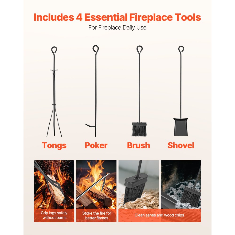 Ράφι καυσόξυλων VEVOR εσωτερικού χώρου, Θήκη καυσόξυλων 45,5 cm 2 επιπέδων με εργαλεία τζακιού, βούρτσα, φτυάρι, πόκερ, λαβίδες, Ράφι ξύλου βαρέως τύπου, χωρητικότητα βάρους 400 λίβρες, Στοιβακτής αποθήκευσης σωρών ξύλων για τζάκι Ράφι καυσόξυλων VEVOR εσωτερικού χώρου, Θήκη καυσόξυλων 45,5 cm 2 επιπέδων με εργαλεία τζακιού, βούρτσα, φτυάρι, πόκερ, λαβίδες, Ράφι ξύλου βαρέως τύπου, χωρητικότητα βάρους 400 λίβρες, Στοιβακτής αποθήκευσης σωρών ξύλων για τζάκι