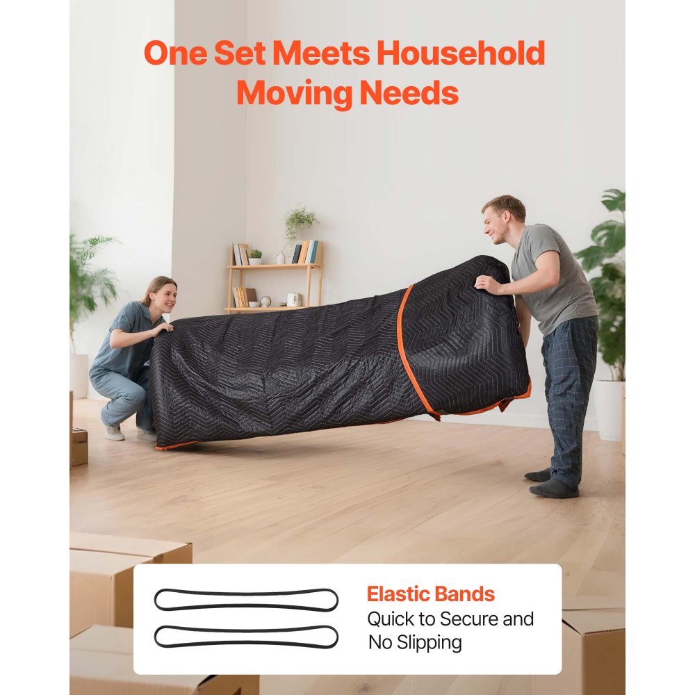 Κουβέρτες Μετακόμισης VEVOR 6 τεμάχια, 1829 x 1016 mm (14,5 kg/dz) Μεγάλες Κουβέρτες Συσκευασίας με Γέμισμα από Βαμβάκι, Βαρέως Τύπου Κουβέρτα Μετακόμισης με Επένδυση από Μη Υφαντό Ύφασμα για Αποστολή, Τύλιγμα, Προστασία Επίπλων Κουβέρτες Μετακόμισης VEVOR 6 τεμάχια, 1829 x 1016 mm (14,5 kg/dz) Μεγάλες Κουβέρτες Συσκευασίας με Γέμισμα από Βαμβάκι, Βαρέως Τύπου Κουβέρτα Μετακόμισης με Επένδυση από Μη Υφαντό Ύφασμα για Αποστολή, Τύλιγμα, Προστασία Επίπλων