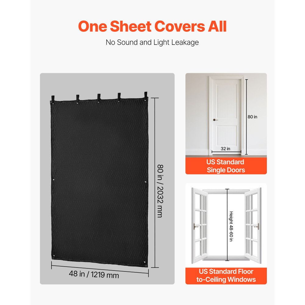 Κουβέρτες ηχομόνωσης VEVOR, Ηχομονωτικές κουρτίνες με 2032 x 1219 mm, Ηχομονωτική κουβέρτα με ροδέλες, Κουβέρτα με ροδέλες στούντιο, για παράθυρο, πόρτα, μπλοκάρισμα φωτός, ηχογράφηση μουσικής, μαύρη Κουβέρτες ηχομόνωσης VEVOR, Ηχομονωτικές κουρτίνες με 2032 x 1219 mm, Ηχομονωτική κουβέρτα με ροδέλες, Κουβέρτα με ροδέλες στούντιο, για παράθυρο, πόρτα, μπλοκάρισμα φωτός, ηχογράφηση μουσικής, μαύρη