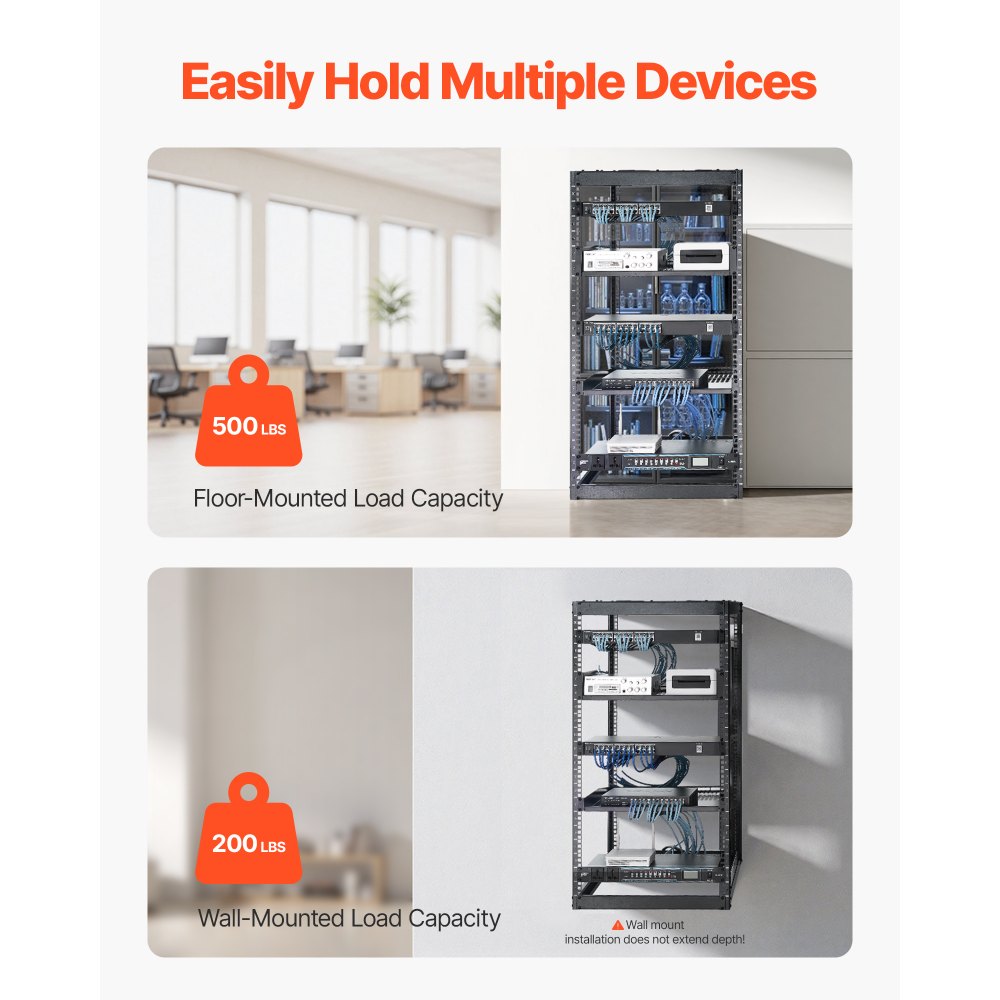 Rack δικτύου VEVOR 20U ανοιχτού πλαισίου, βάθους 585 mm, επιτοίχιο ή επιδαπέδιο, βαρέως τύπου 4 θέσεων, με αεριζόμενα ράφια και υλικό στήριξης, χωράει όλο τον εξοπλισμό δικτύωσης IT και τον εξοπλισμό AV. Rack δικτύου VEVOR 20U ανοιχτού πλαισίου, βάθους 585 mm, επιτοίχιο ή επιδαπέδιο, βαρέως τύπου 4 θέσεων, με αεριζόμενα ράφια και υλικό στήριξης, χωράει όλο τον εξοπλισμό δικτύωσης IT και τον εξοπλισμό AV.