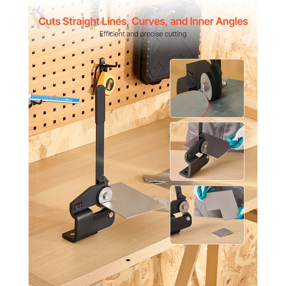 Ψαλίδι λαμαρίνας VEVOR, περιστροφικό ψαλίδι χειρός χωρίς λαιμό, κόφτης λαμαρίνας μαλακού χάλυβα 16 Gauge με χωρητικότητα 1,5 mm, με συμπαγή κατασκευή, τύπο τοποθέτησης, για κοπή χάλυβα, χαλκού, οπλισμού και αλουμινίου Ψαλίδι λαμαρίνας VEVOR, περιστροφικό ψαλίδι χειρός χωρίς λαιμό, κόφτης λαμαρίνας μαλακού χάλυβα 16 Gauge με χωρητικότητα 1,5 mm, με συμπαγή κατασκευή, τύπο τοποθέτησης, για κοπή χάλυβα, χαλκού, οπλισμού και αλουμινίου