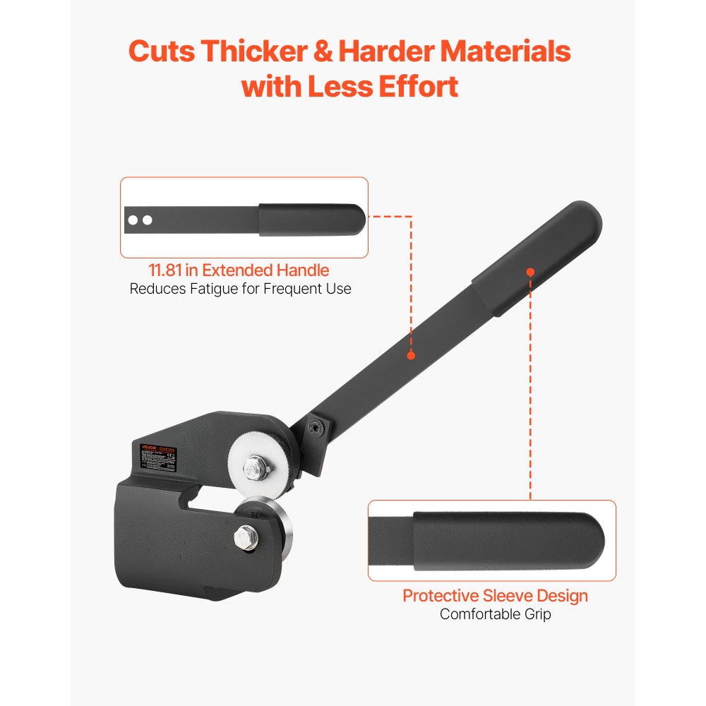 Ψαλίδι λαμαρίνας VEVOR, περιστροφικό ψαλίδι χειρός χωρίς λαιμό, κόφτης λαμαρίνας μαλακού χάλυβα 16 Gauge με χωρητικότητα 1,5 mm, με συμπαγή κατασκευή, τύπο τοποθέτησης, για κοπή χάλυβα, χαλκού, οπλισμού και αλουμινίου Ψαλίδι λαμαρίνας VEVOR, περιστροφικό ψαλίδι χειρός χωρίς λαιμό, κόφτης λαμαρίνας μαλακού χάλυβα 16 Gauge με χωρητικότητα 1,5 mm, με συμπαγή κατασκευή, τύπο τοποθέτησης, για κοπή χάλυβα, χαλκού, οπλισμού και αλουμινίου