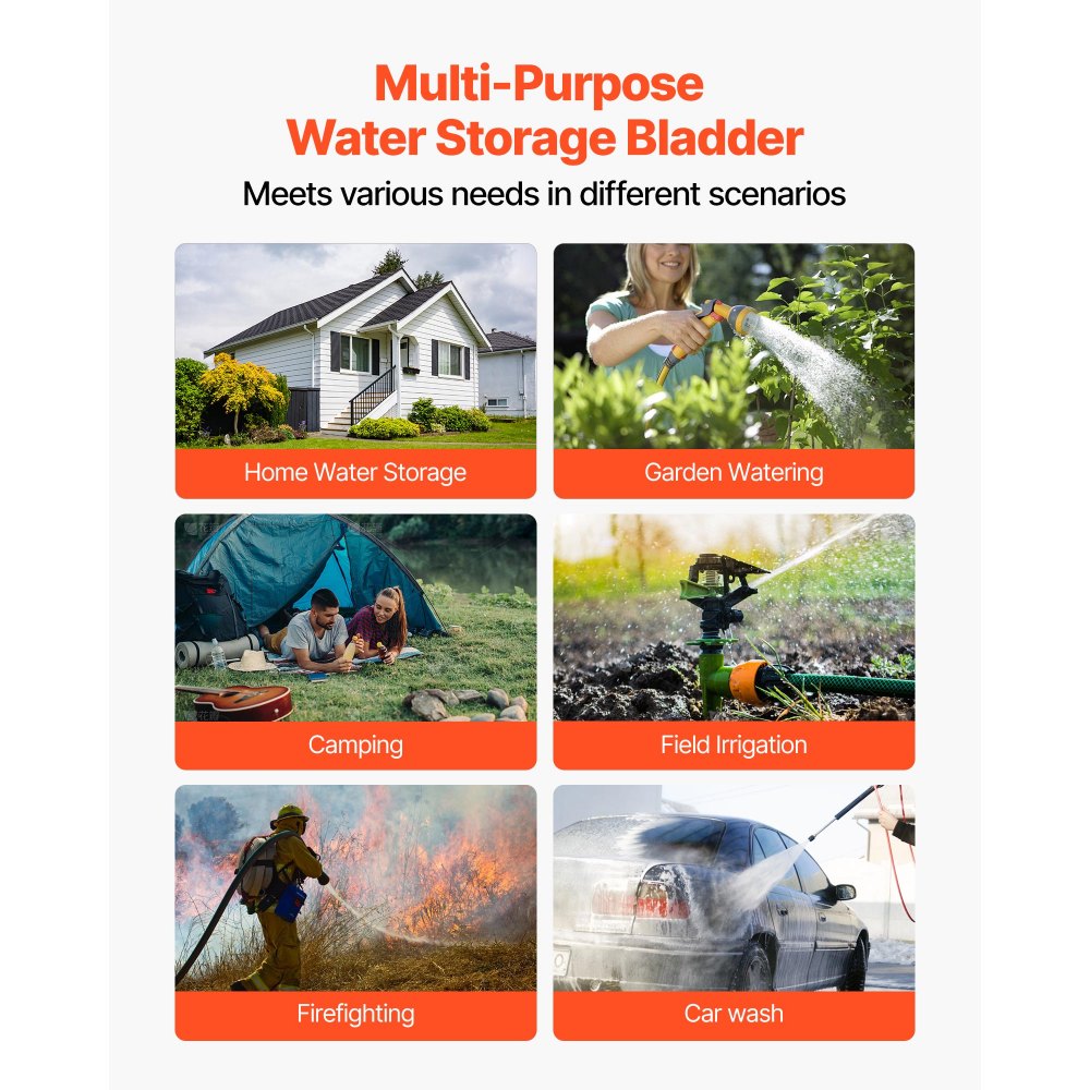 Κύστη αποθήκευσης νερού VEVOR, Δεξαμενή αποθήκευσης νερού 540L, Κύστη μαλακής σακούλας μεγάλης χωρητικότητας από PVC 1000D, Πτυσσόμενη φορητή για άρδευση κήπου, κάμπινγκ, τροχόσπιτο, χρήση έκτακτης ανάγκης - Μαύρο Κύστη αποθήκευσης νερού VEVOR, Δεξαμενή αποθήκευσης νερού 540L, Κύστη μαλακής σακούλας μεγάλης χωρητικότητας από PVC 1000D, Πτυσσόμενη φορητή για άρδευση κήπου, κάμπινγκ, τροχόσπιτο, χρήση έκτακτης ανάγκης - Μαύρο