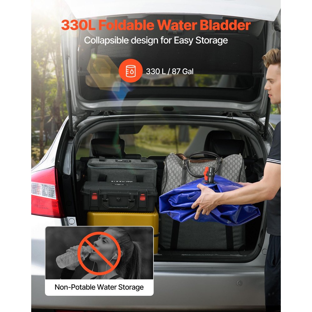 Κύστη αποθήκευσης νερού VEVOR, Δεξαμενή αποθήκευσης νερού 330L, Κύστη μεγάλης χωρητικότητας από μαλακή σακούλα PVC 1000D, Πτυσσόμενη φορητή για άρδευση κήπου, κάμπινγκ, τροχόσπιτα, πρόληψη πυρκαγιάς (μπλε) Κύστη αποθήκευσης νερού VEVOR, Δεξαμενή αποθήκευσης νερού 330L, Κύστη μεγάλης χωρητικότητας από μαλακή σακούλα PVC 1000D, Πτυσσόμενη φορητή για άρδευση κήπου, κάμπινγκ, τροχόσπιτα, πρόληψη πυρκαγιάς (μπλε)