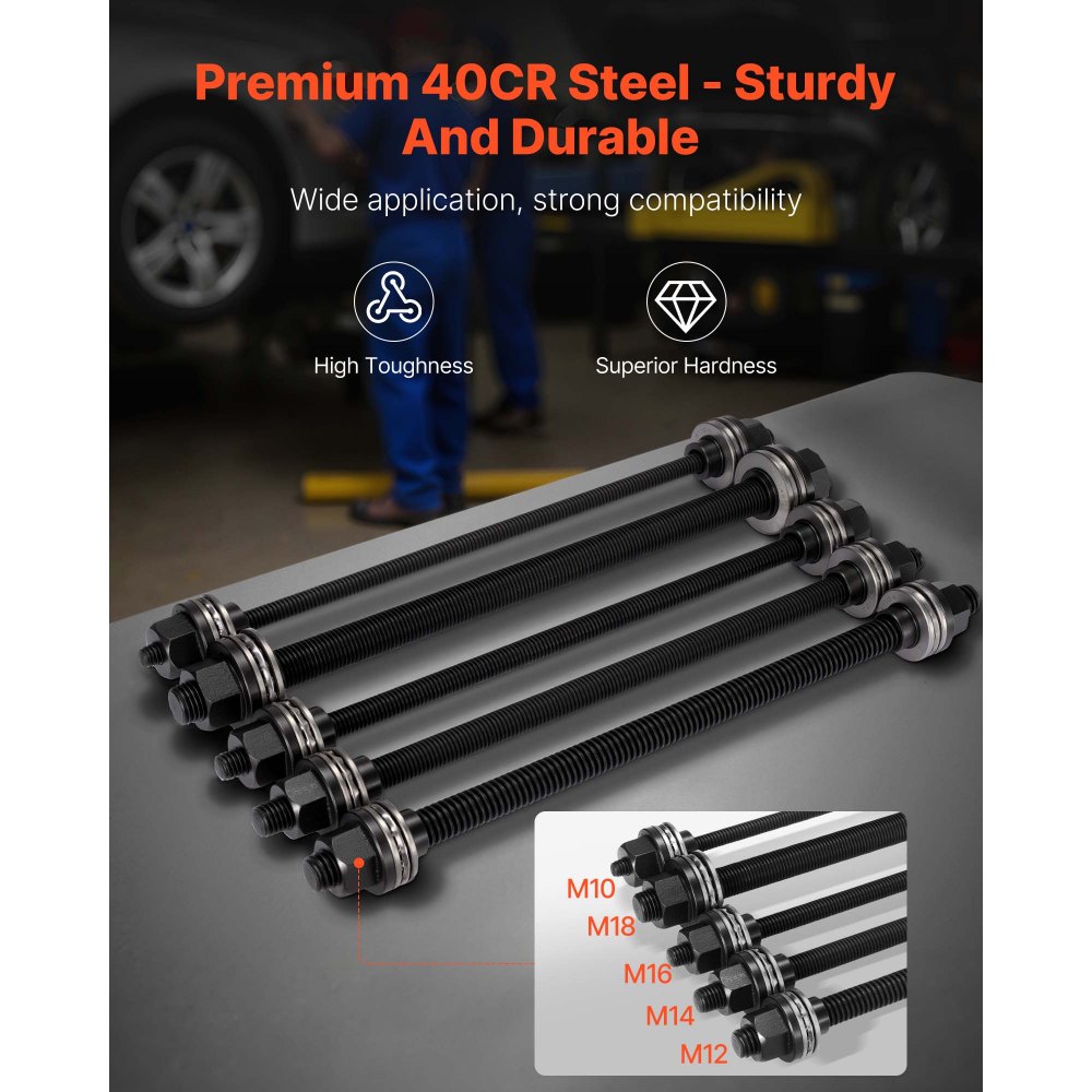 Κιτ μανικιών έλξης και πίεσης VEVOR, 27 τεμάχια, εργαλεία αφαίρεσης και εισαγωγής μανικιών χαλύβδινων δακτυλίων με θήκη μεταφοράς, συμβατά με κινητήρες LCV και HGV, για την αφαίρεση και τοποθέτηση δακτυλίων, ρουλεμάν και στεγανοποιητικών Κιτ μανικιών έλξης και πίεσης VEVOR, 27 τεμάχια, εργαλεία αφαίρεσης και εισαγωγής μανικιών χαλύβδινων δακτυλίων με θήκη μεταφοράς, συμβατά με κινητήρες LCV και HGV, για την αφαίρεση και τοποθέτηση δακτυλίων, ρουλεμάν και στεγανοποιητικών