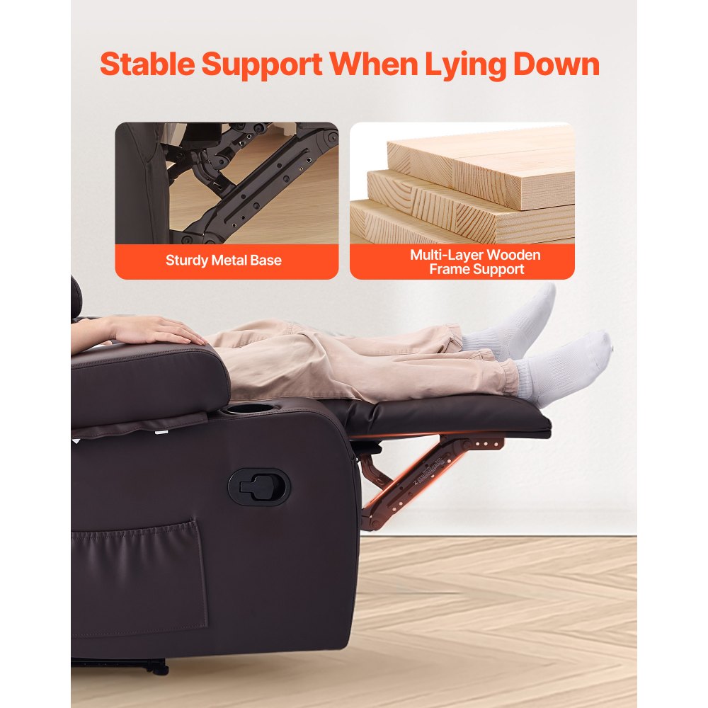 Καναπές-Διθέσιος καναπές VEVOR με ανάκλιση, Καναπές-Διθέσιος καναπές με χειροκίνητη ανάκλιση και κεντρική κονσόλα, Καναπές-Δερμάτινος καναπές PU με θύρες USB, ποτηροθήκες και τσάντες αποθήκευσης, Διπλή πολυθρόνα-διθέσιος για σαλόνι/τροχόσπιτο, καφέ Καναπές-Διθέσιος καναπές VEVOR με ανάκλιση, Καναπές-Διθέσιος καναπές με χειροκίνητη ανάκλιση και κεντρική κονσόλα, Καναπές-Δερμάτινος καναπές PU με θύρες USB, ποτηροθήκες και τσάντες αποθήκευσης, Διπλή πολυθρόνα-διθέσιος για σαλόνι/τροχόσπιτο, καφέ