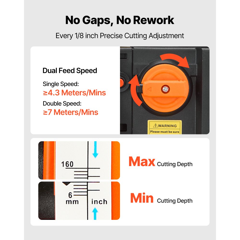 Πλάνη πάχους VEVOR, δύο ταχυτήτων, πλάτος εργασίας 330 mm, ηλεκτρική πλάνη πάγκου, τρεις λεπίδες, ισχυρός κινητήρας 2000W 23500 σ.α.λ., διπλοί κύλινδροι, προστασία από υπερφόρτωση, ξυλουργική για σκληρό και μαλακό ξύλο Πλάνη πάχους VEVOR, δύο ταχυτήτων, πλάτος εργασίας 330 mm, ηλεκτρική πλάνη πάγκου, τρεις λεπίδες, ισχυρός κινητήρας 2000W 23500 σ.α.λ., διπλοί κύλινδροι, προστασία από υπερφόρτωση, ξυλουργική για σκληρό και μαλακό ξύλο