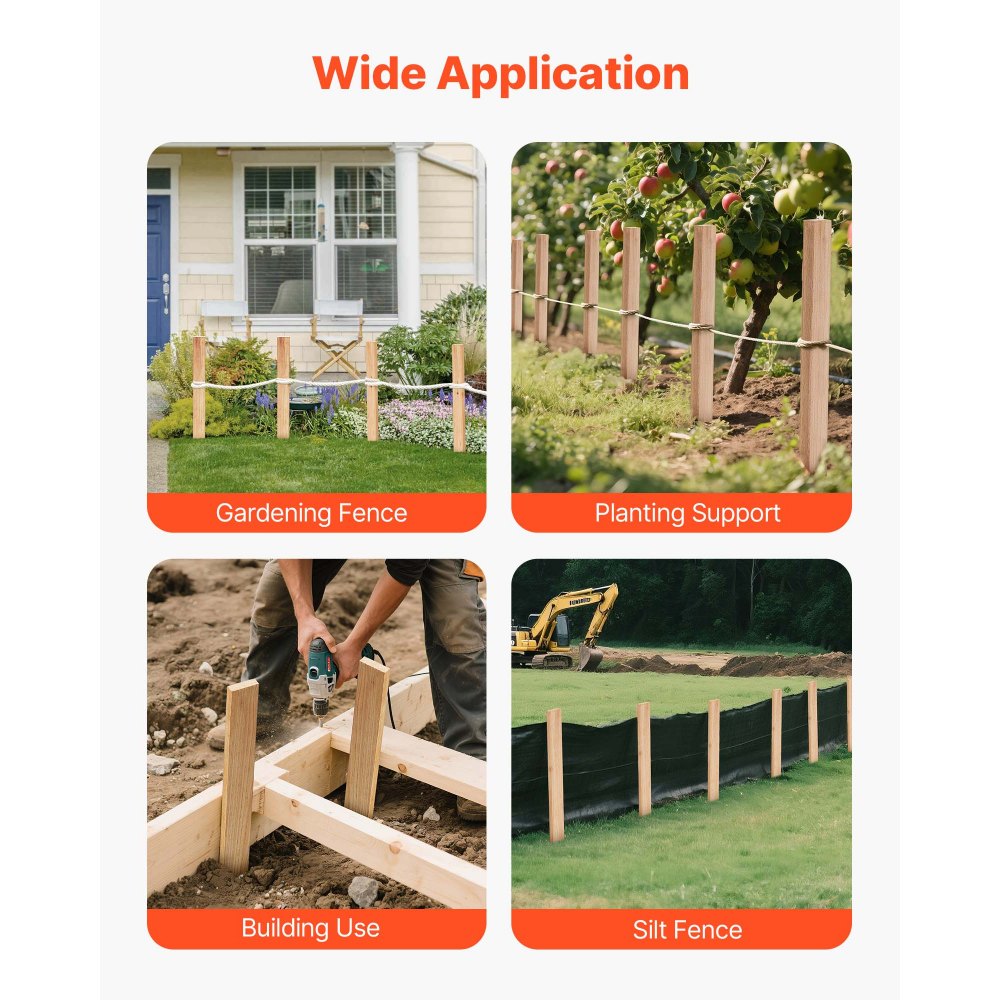 Ξύλινοι πάσσαλοι κήπου VEVOR, 25 τεμάχια 12,7×38,1×609,6 mm Πάσσαλοι διαβάθμισης εδάφους, Πάσσαλος εδάφους κήπου με αιχμηρή μύτη, Πάσσαλος στήριξης φυτών από ξύλο ελάτης, Πινακίδες για όρια φράχτη λάσπης, γραμμές βάσης αυλής Ξύλινοι πάσσαλοι κήπου VEVOR, 25 τεμάχια 12,7×38,1×609,6 mm Πάσσαλοι διαβάθμισης εδάφους, Πάσσαλος εδάφους κήπου με αιχμηρή μύτη, Πάσσαλος στήριξης φυτών από ξύλο ελάτης, Πινακίδες για όρια φράχτη λάσπης, γραμμές βάσης αυλής