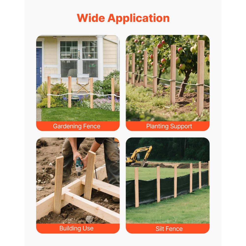 Ξύλινοι πάσσαλοι κήπου VEVOR, 25 τεμάχια 12,7×38,1×914,4 mm Πάσσαλοι διαβάθμισης εδάφους, Πάσσαλος εδάφους κήπου με αιχμηρή μύτη, Πάσσαλος στήριξης φυτών από ξύλο ελάτης, Πινακίδες για όρια φράχτη λάσπης, γραμμές βάσης αυλής Ξύλινοι πάσσαλοι κήπου VEVOR, 25 τεμάχια 12,7×38,1×914,4 mm Πάσσαλοι διαβάθμισης εδάφους, Πάσσαλος εδάφους κήπου με αιχμηρή μύτη, Πάσσαλος στήριξης φυτών από ξύλο ελάτης, Πινακίδες για όρια φράχτη λάσπης, γραμμές βάσης αυλής
